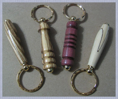 Porte-clefs en bois