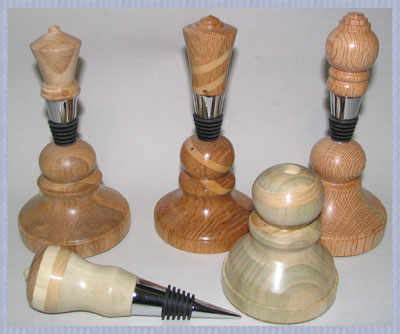 Bouchons en bois pour bouteilles de vin