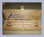 Coffret en bois de chêne anglais